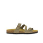 Plakton 181210 Nobuck Kaki Women's Sandals