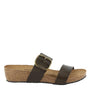 Plakton 243004 Dark Brown Women's Wedge Sandals