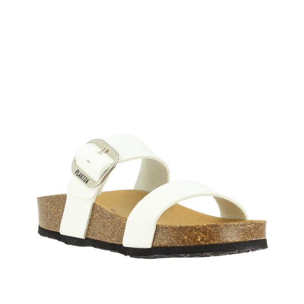 Plakton 343004 Bianco Vegan Women's Sandals