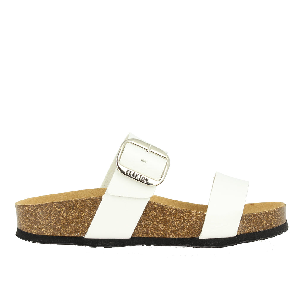 Plakton 343004 Bianco Vegan Women's Sandals