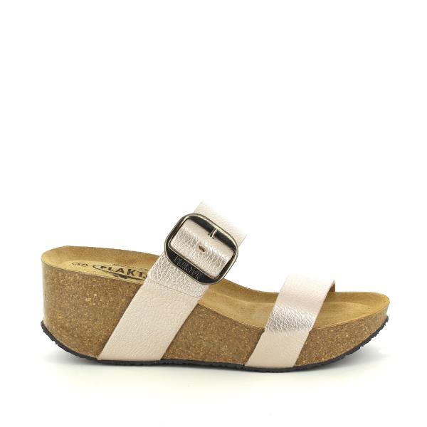 Plakton 873004 Platino Women's Wedge Sandals