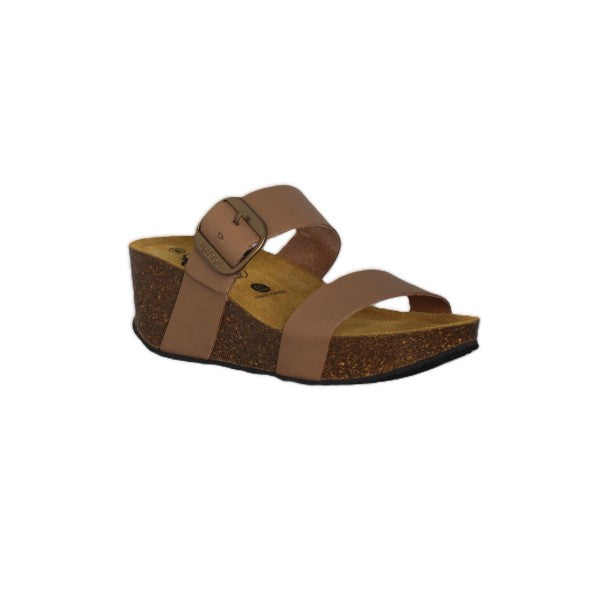Plakton 873004 Taupe Women's Wedge Sandals