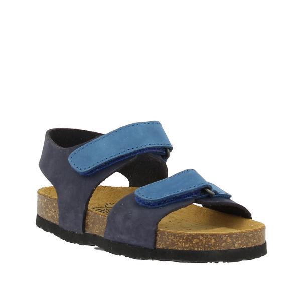 Introducing Plakton's 125093 Blue Kids Sandal - a vibrant blend of style, comfort, and sustainability for your child's summer escapades. Dark and clear blue tones add a pop of colour to any outfit, reflecting your child's vibrant personality. Crafted with high-quality leather for durability and breathability, keeping little feet cool and comfortable. Equipped with buckle fastening straps and an ankle strap, allowing for a secure and personalised fit for various foot shapes and sizes.