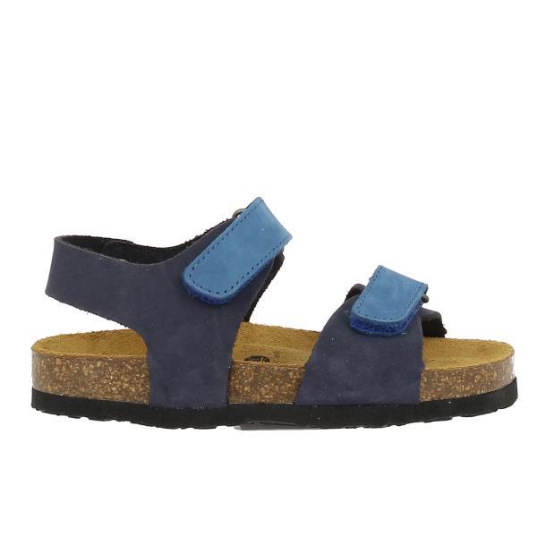 Introducing Plakton's 125093 Blue Kids Sandal - a vibrant blend of style, comfort, and sustainability for your child's summer escapades. Dark and clear blue tones add a pop of colour to any outfit, reflecting your child's vibrant personality. Crafted with high-quality leather for durability and breathability, keeping little feet cool and comfortable. Equipped with buckle fastening straps and an ankle strap, allowing for a secure and personalised fit for various foot shapes and sizes.