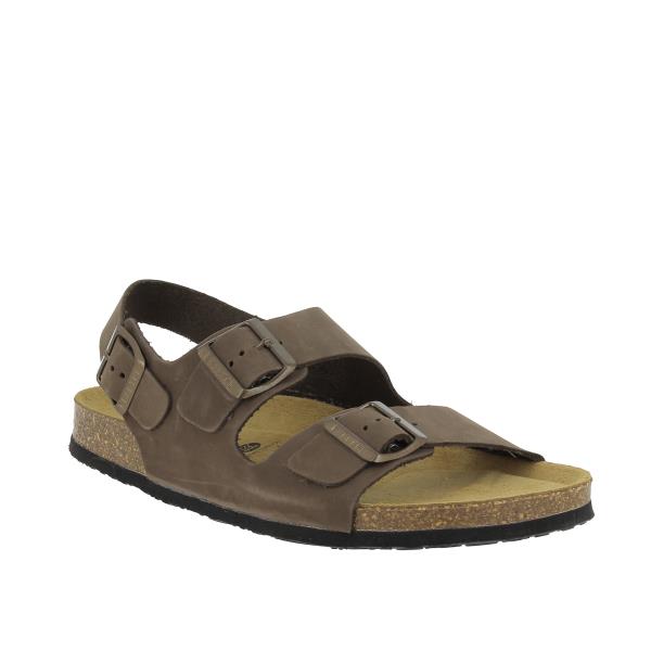 Experience the timeless simplicity of Plakton's Taupe 175113 Men Sandals. Each pair features a two-strap upper with adjustable buckles for a personalized fit, coupled with Plakton's signature footbed for unmatched comfort and support. The addition of a heel strap ensures stability in any setting, be it work or leisure.