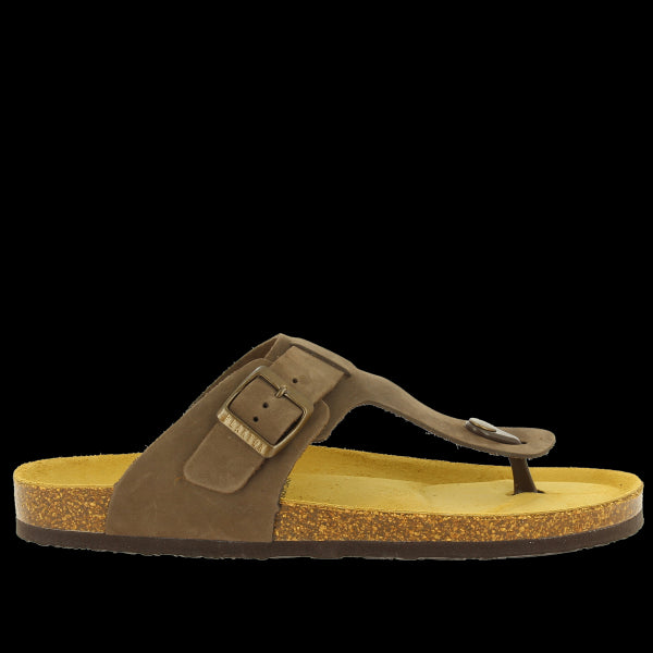  Experience timeless comfort with our classic Light Brown Thong Sandals. Perfect for everyday laid-back summer wear, featuring an adjustable buckle strap and contoured cork footbed for enhanced comfort.