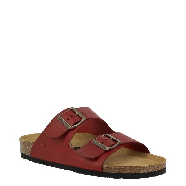 Admire the sleek design of Plakton's 180010-OF Burgundy Women's Sandals from the outside. The two-strap upper and adjustable buckles exude sophistication, perfect for any occasion.