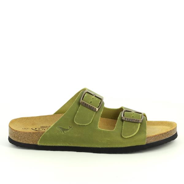 Admire the chic design of Plakton's 180010-OF Pistachio Women's Sandals from the outside. The two-strap upper and adjustable buckles exude sophistication, perfect for any occasion.
