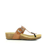 Plakton 241665 Oak Brown Wedge Sandals