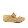 Plakton 273004 Brown Women's Wedge Sandals