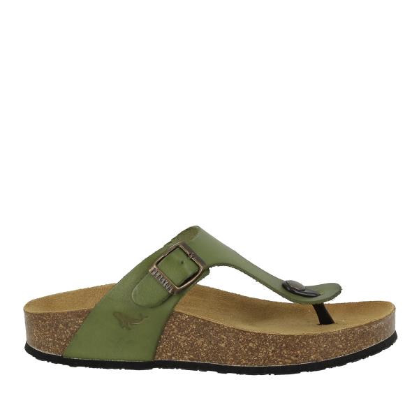 Showcase the refreshing charm of Plakton's 341671 Light Green Women's Sandals against a soft background. The vibrant hue and sleek design catch the eye, while the Plakton logo on the side adds a touch of authenticity.