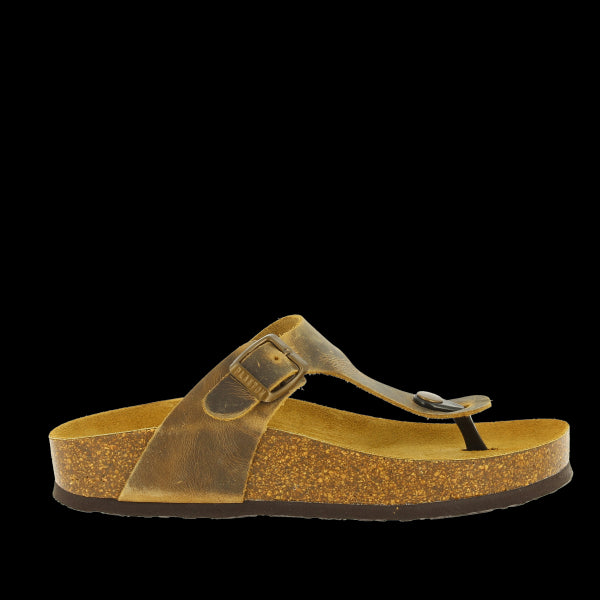 Embrace the rustic charm of Plakton's 341671 Brown Women's Sandals against a natural backdrop. The worn-out brown color adds a touch of vintage elegance, perfect for adding character to your summer ensemble.