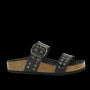 Plakton 343004-RE Black Studs Women's sandals