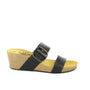 Plakton 363004 Black Women's Wedge Sandals