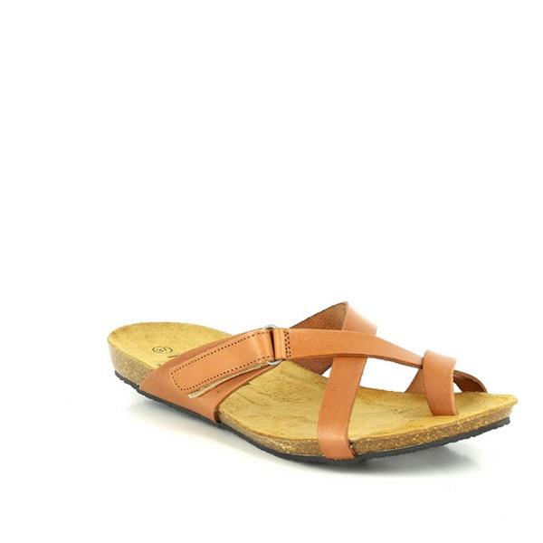 A captivating image capturing Plakton's Sand Women's Sandals. These chic sandals feature a toe loop thong style with adjustable Velcro strap closure, ensuring both style and comfort. Crafted with premium vegan leather and a luxurious suede lining, they are perfect for smart casual occasions.
