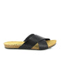 Plakton 575246 Black Cross strap Women's Sandals