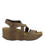 Plakton 875644 Chestnut Women's Wedge Sandals